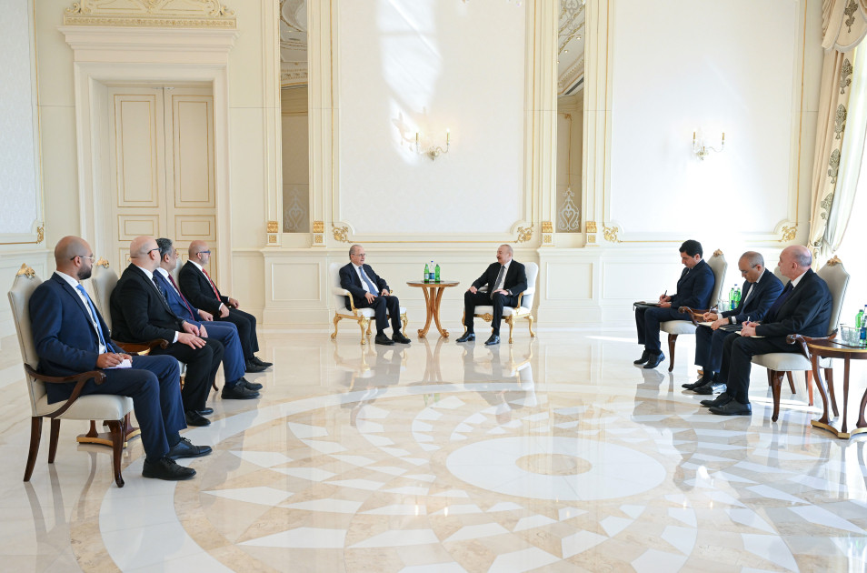 Prezident İlham Əliyev Fələstinin Baş nazirini qəbul edib<font color=red> - FOTOLAR</font>