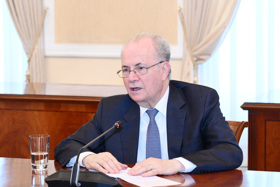 Baş nazir Əli Əsədov Fələstinin Baş naziri ilə görüşüb<font color=red> - FOTOLAR</font>