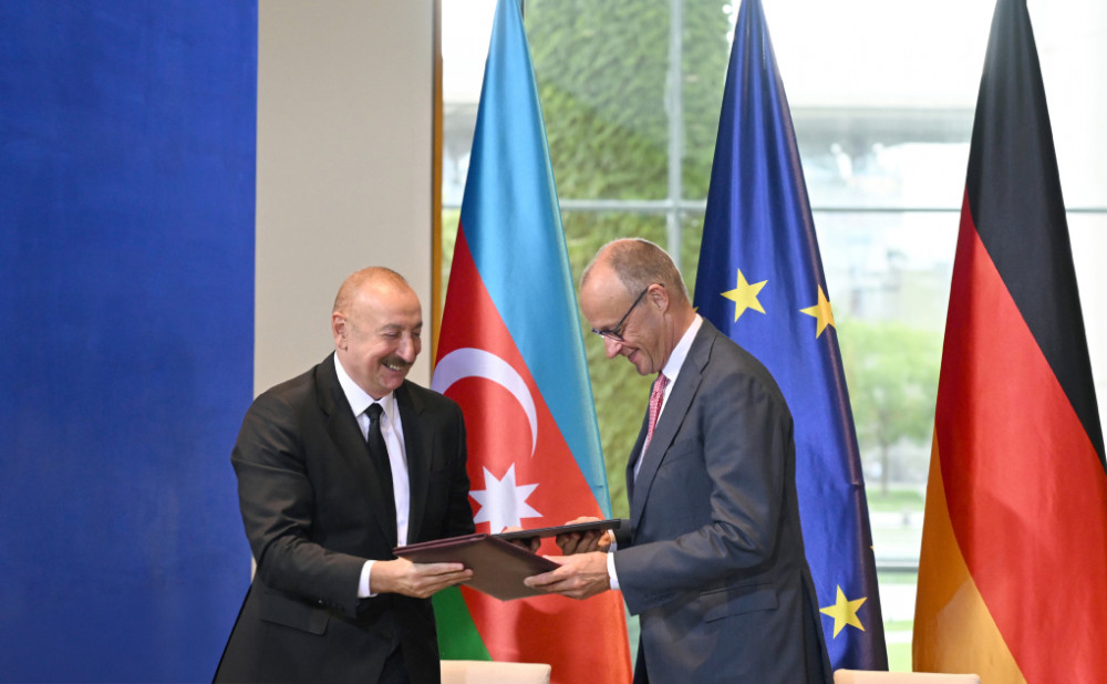 Berlində Azərbaycan-Almaniya sənədləri imzalanıb<font color=red> - FOTOLAR</font>