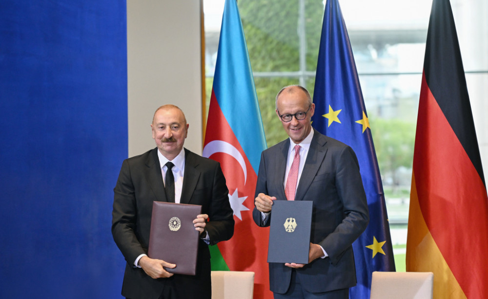 Berlində Azərbaycan-Almaniya sənədləri imzalanıb<font color=red> - FOTOLAR</font>