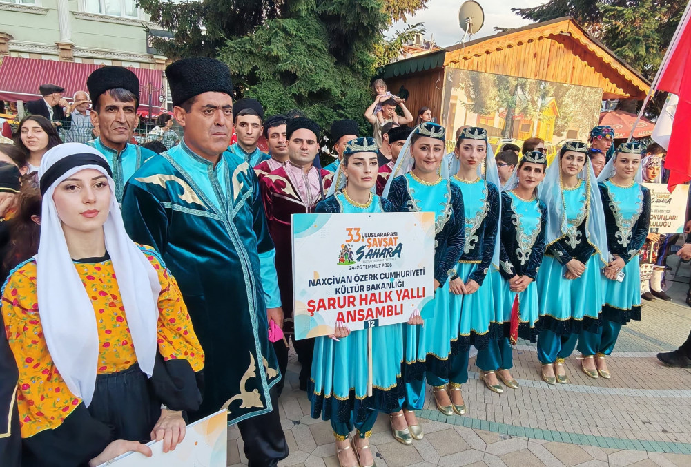 "Şərur" Xalq Yallı Ansamblı 33-cü Beynəlxalq Şavşat Sahara Mədəniyyət və İncəsənət Festivalında ölkəmizi uğurla təmsil edib<font color=red> - FOTOLAR</font>