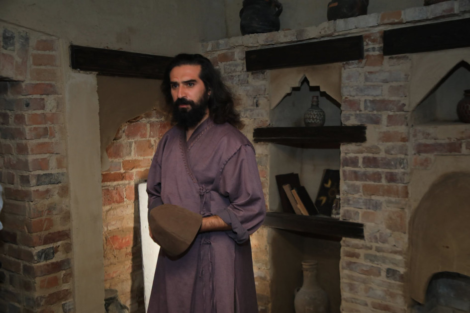 Gəncədə Əcəmi Naxçıvani haqqında filmin çəkilişləri davam edir<font color=red> - FOTOLAR</font>