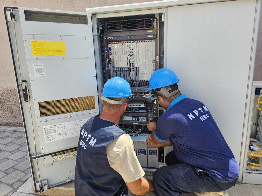 Naxçıvanda GPON texnologiyası əsasında fiber-optik şəbəkə qurulur<font color=red> - FOTOLAR</font>