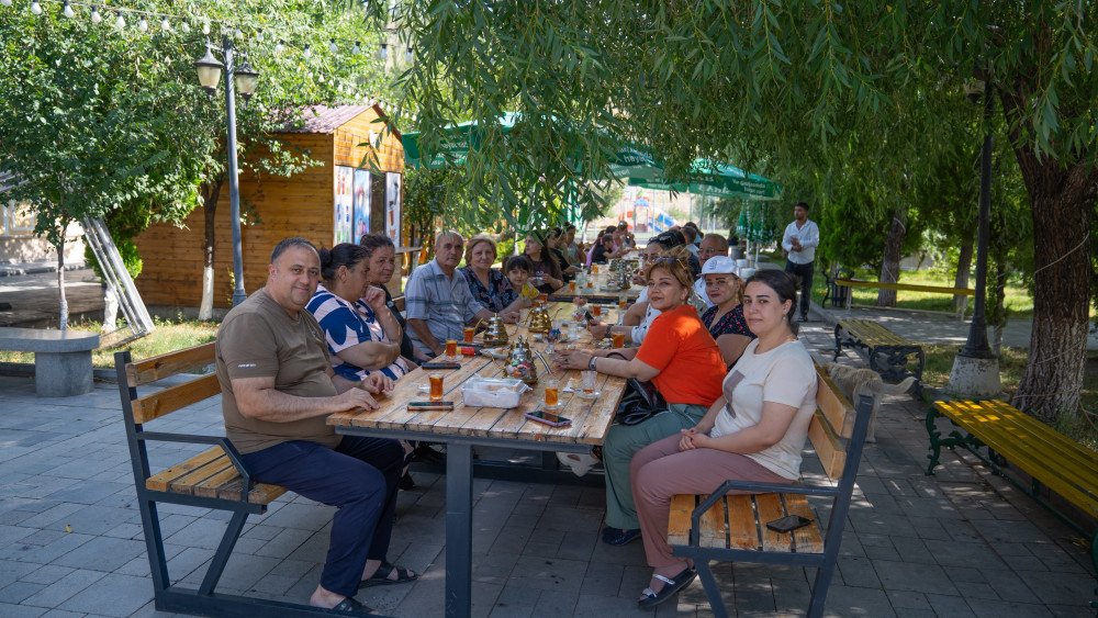 Növbəti bir qrup ittifaq üzvünün Ağbulaq İstirahət Mərkəzində istirahəti təşkil olunub<font color=red> - FOTOLAR</font>