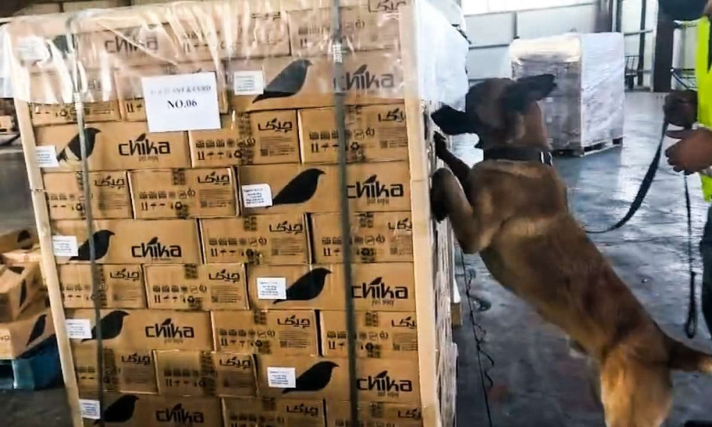 “Şahtaxtı” gömrük postunda 112 kiloqramdan artıq heroinin keçirilməsinin qarşısı alınıb<font color=red> - FOTOLAR</font>