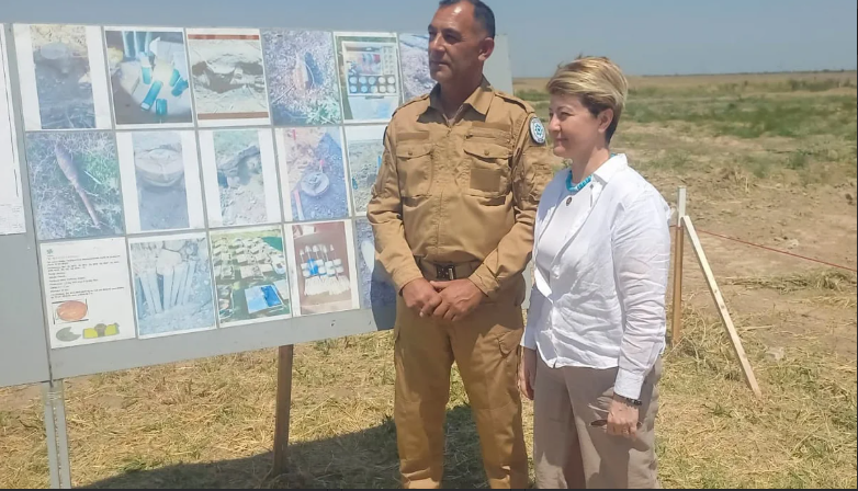 Türkiyəli jurnalistlər Ağdamda minatəmizləmə əməliyyatları ilə tanış olub<font color=red> - FOTOLAR</font>