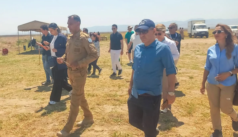 Türkiyəli jurnalistlər Ağdamda minatəmizləmə əməliyyatları ilə tanış olub<font color=red> - FOTOLAR</font>
