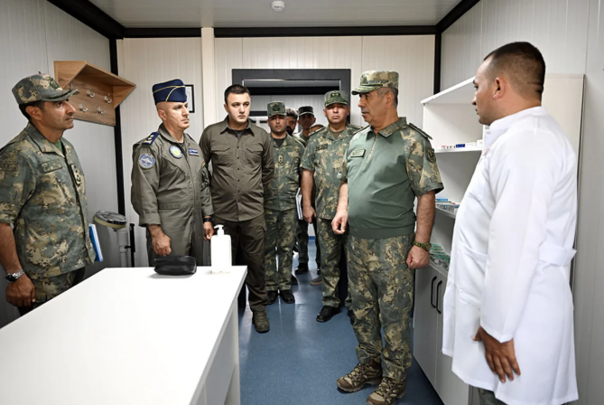 Hava Hücumundan Müdafiə bölmələri üçün 20-yə yaxın yeni hərbi obyekt istifadəyə verilib<font color=red> - FOTOLAR</font>