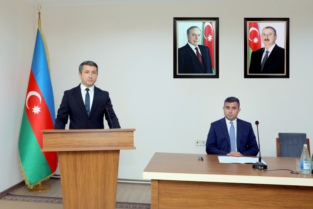 Naxçıvan şəhərinə, Ordubad və Culfa rayonlarına yeni təyin olunmuş icra hakimiyyəti başçıları kollektivlərə təqdim ediliblər<font color=red> - FOTOLAR</font>