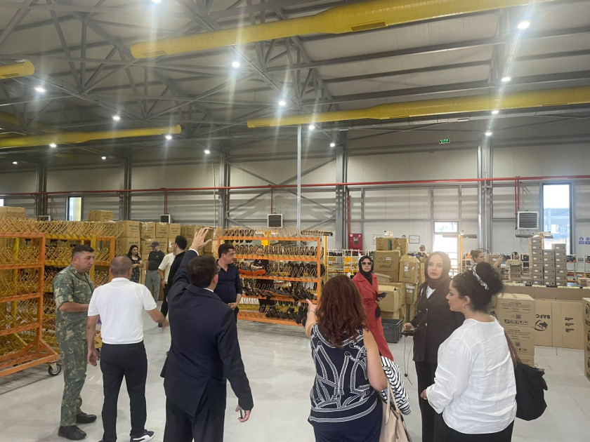Türkiyənin media nümayəndələri Ağdam Sənaye Parkında istehsal prosesi ilə tanış olublar<font color=red> - FOTOLAR</font>