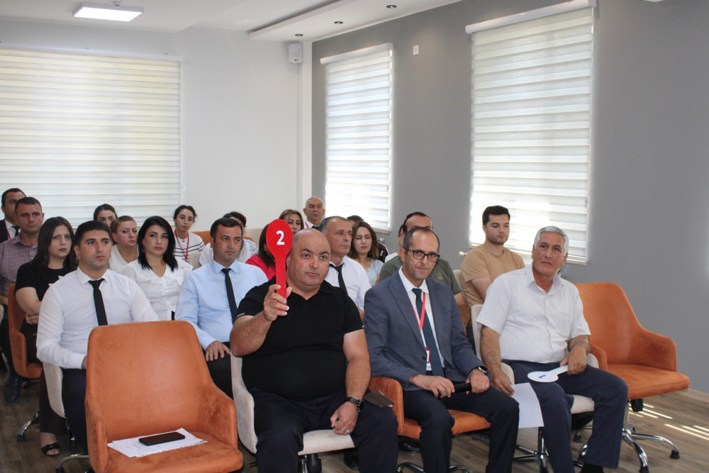 Culfa rayonunda yerləşən “Xoşgəri I” qum-çınqıl yatağı üzrə hərrac keçirilib<font color=red> - FOTOLAR</font>