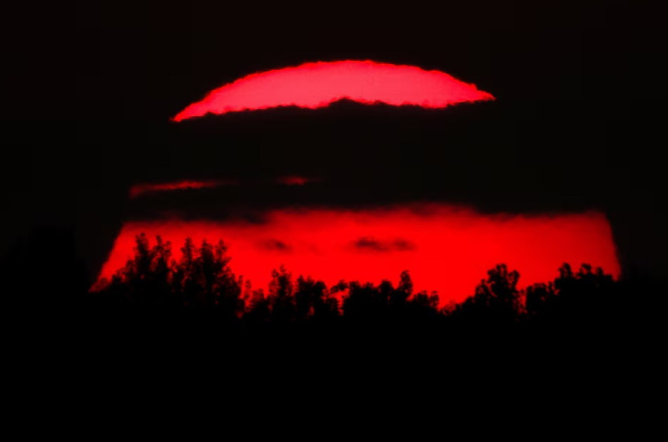 Günəş tutulmasından fərqli görüntülər<font color=red> - FOTOLAR</font>