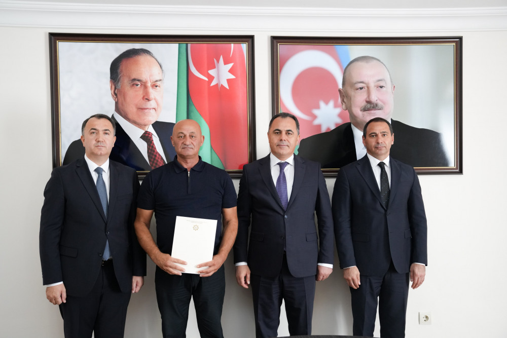 Naxçıvanda şəhid ailələri və müharibə ilə əlaqədar əlilliyi olan şəxslərə 68 mənzil təqdim edilib<font color=red> - FOTOLAR</font>