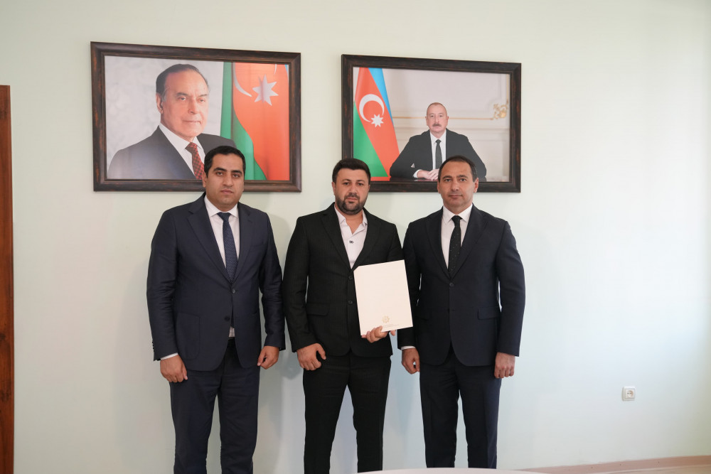Naxçıvanda şəhid ailələri və müharibə ilə əlaqədar əlilliyi olan şəxslərə 68 mənzil təqdim edilib<font color=red> - FOTOLAR</font>