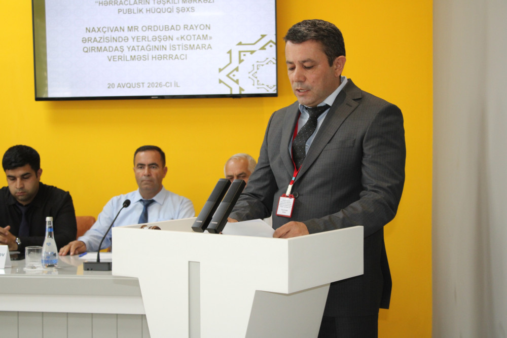 Ordubad rayonunda yerləşən “Kotam” qırmadaş yatağı üzrə hərrac keçirilib<font color=red> - FOTOLAR</font>