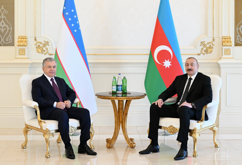 Prezident İlham Əliyev Özbəkistanın Milli İnformasiya Agentliyinə müsahibə verib<font color=red> - FOTOLAR</font>
