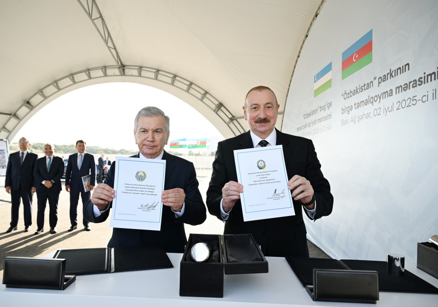 Prezident İlham Əliyev Özbəkistanın Milli İnformasiya Agentliyinə müsahibə verib<font color=red> - FOTOLAR</font>