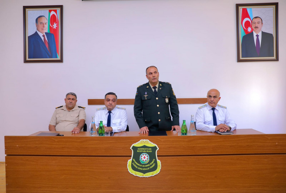 Hərbi xidmətə çağırışın hüquqi əsasları ilə bağlı tədbir keçirilib<font color=red> - FOTOLAR</font>