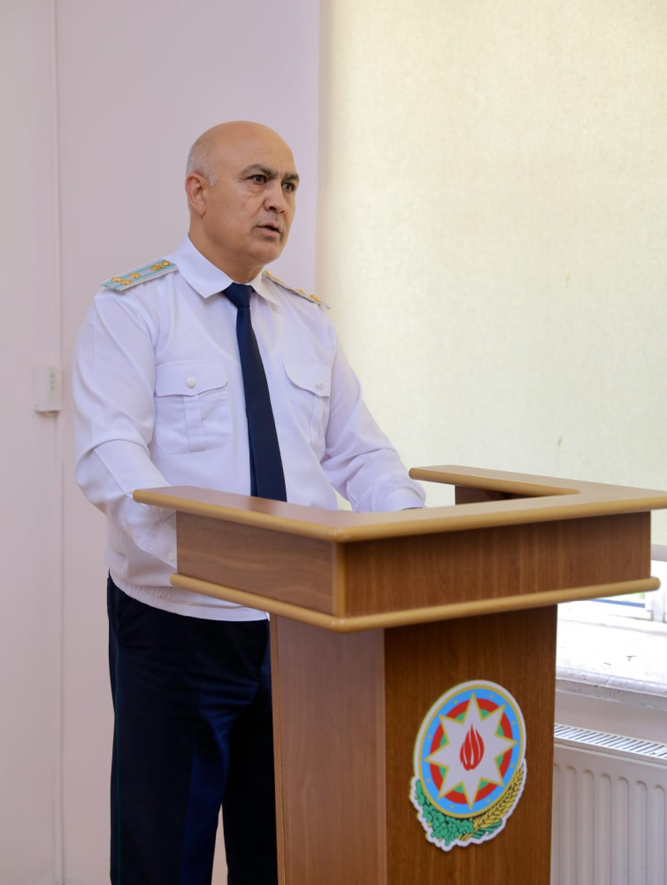 Hərbi xidmətə çağırışın hüquqi əsasları ilə bağlı tədbir keçirilib<font color=red> - FOTOLAR</font>