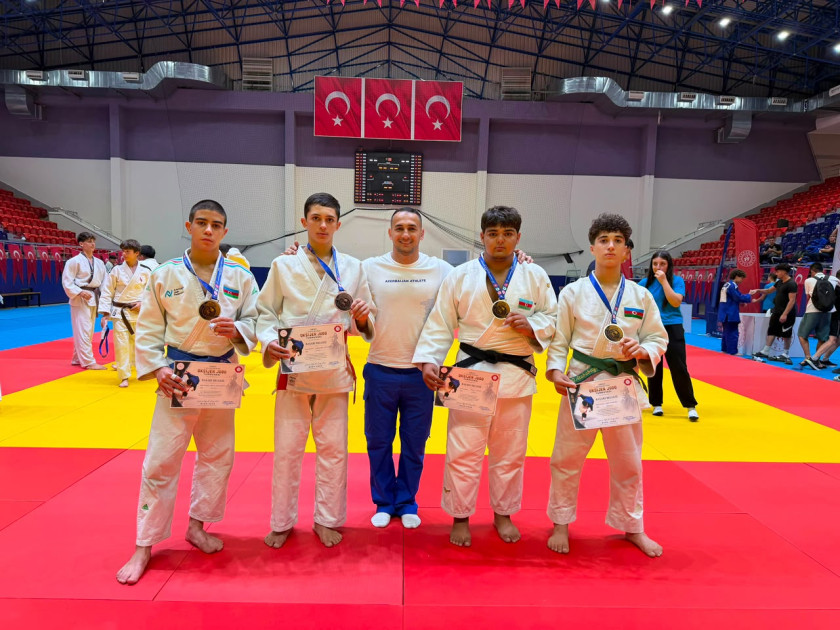 Yeniyetmə cüdoçularımız Türkiyədə 4 medal qazanıblar<font color=red> - FOTOLAR</font>