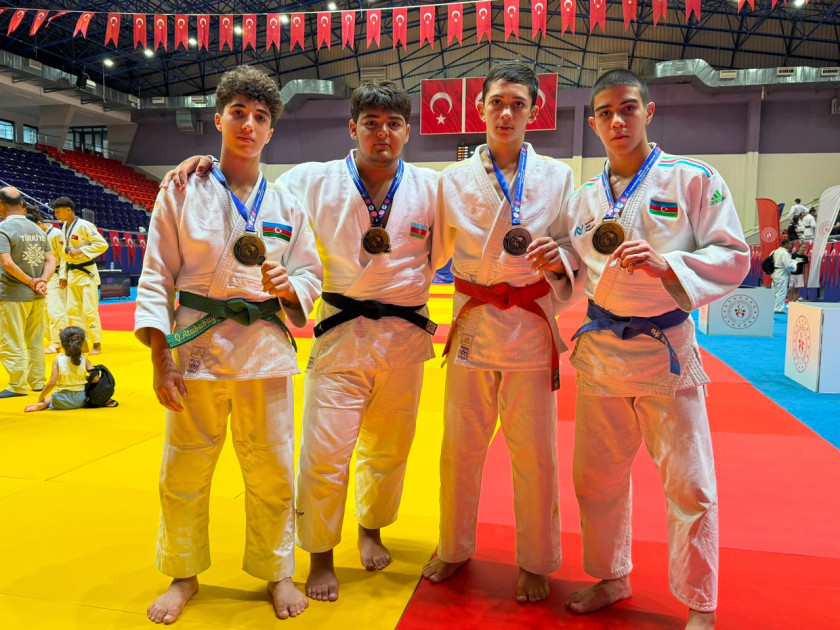 Yeniyetmə cüdoçularımız Türkiyədə 4 medal qazanıblar<font color=red> - FOTOLAR</font>