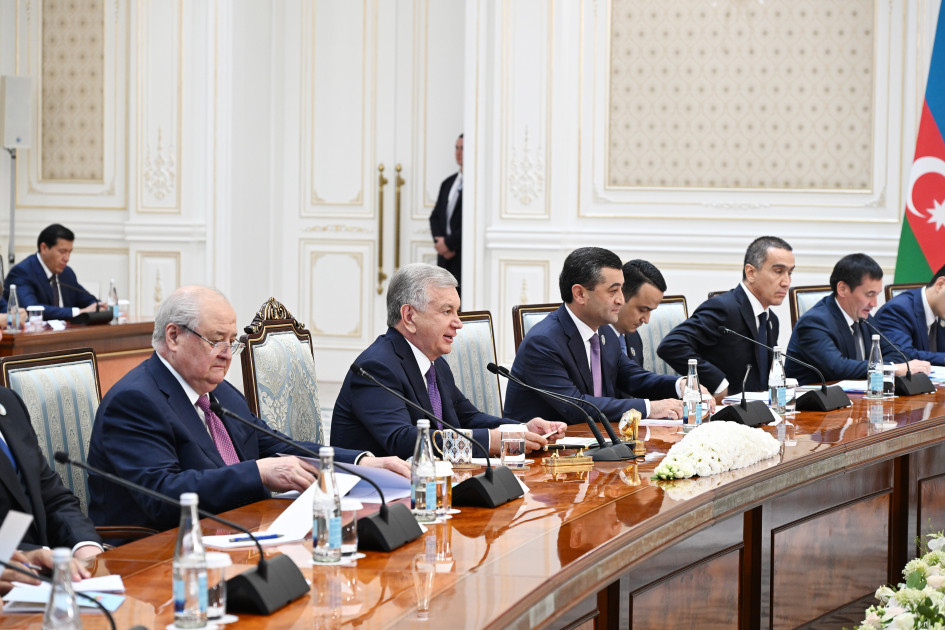 Daşkənddə Azərbaycan və Özbəkistan Ali Dövlətlərarası Şuranın 3-cü iclası keçirilib <font color=red> - FOTOLAR</font>