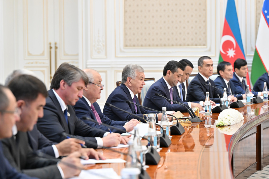Daşkənddə Azərbaycan və Özbəkistan Ali Dövlətlərarası Şuranın 3-cü iclası keçirilib <font color=red> - FOTOLAR</font>