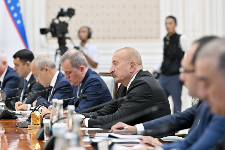 Daşkənddə Azərbaycan və Özbəkistan Ali Dövlətlərarası Şuranın 3-cü iclası keçirilib <font color=red> - FOTOLAR</font>
