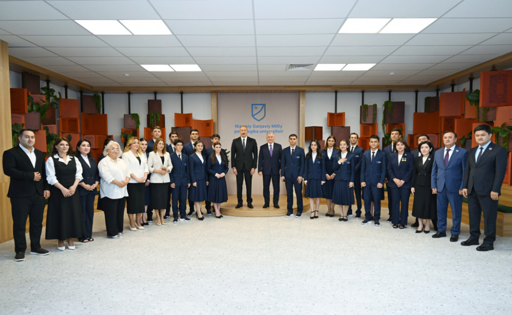 Daşkənddə Nizami Gəncəvi adına Milli Pedaqoji Universitetin açılışı olub<font color=red> - FOTOLAR</font>