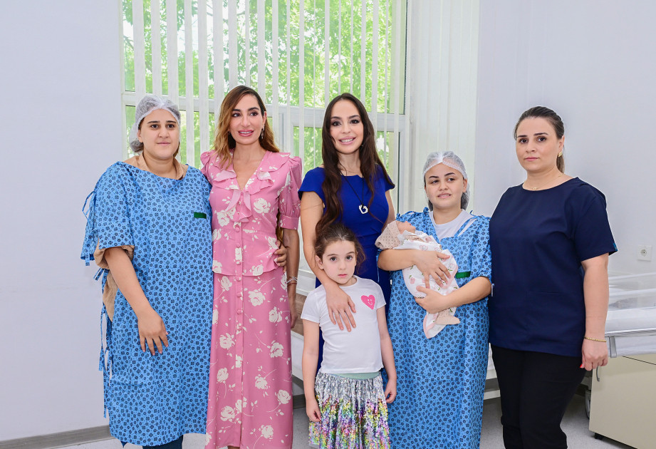 Birinci vitse-prezident Mehriban Əliyeva Elmi-Tədqiqat Pediatriya İnstitutunu ziyarət edib<font color=red> - FOTOLAR</font>