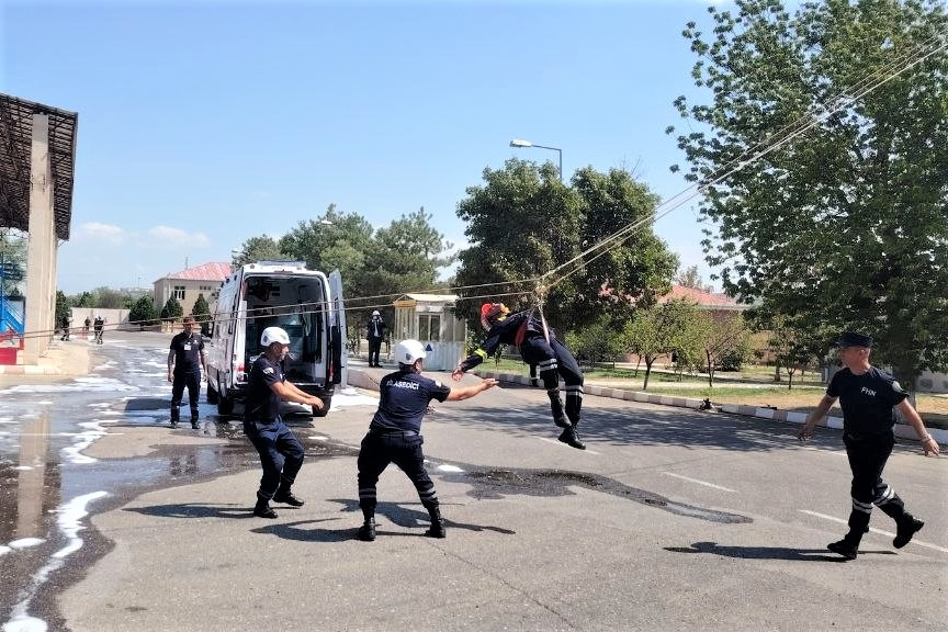 SOCAR Petroleum QSC-nin 23 saylı Naxçıvan Neft Baza Sahəsində nümunəvi obyekt mülki müdafiə məşqi kеçirilib<font color=red> - FOTOLAR</font>