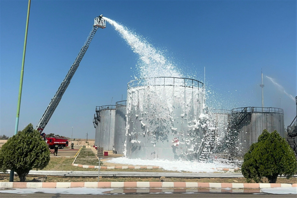 SOCAR Petroleum QSC-nin 23 saylı Naxçıvan Neft Baza Sahəsində nümunəvi obyekt mülki müdafiə məşqi kеçirilib<font color=red> - FOTOLAR</font>