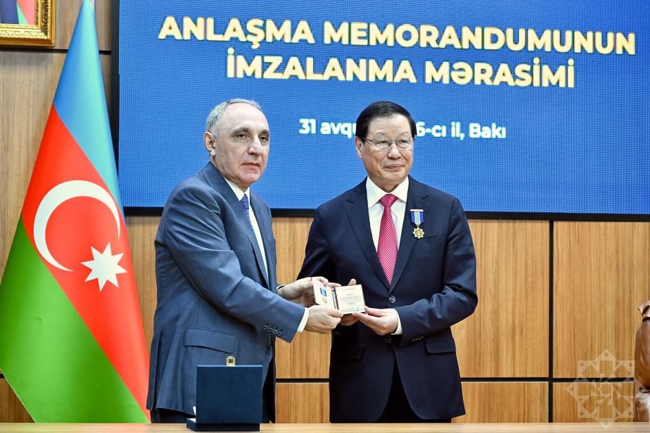 Azərbaycan və Çin prokurorluqları arasında Anlaşma Memorandumu imzalanıb<font color=red> - FOTOLAR</font>