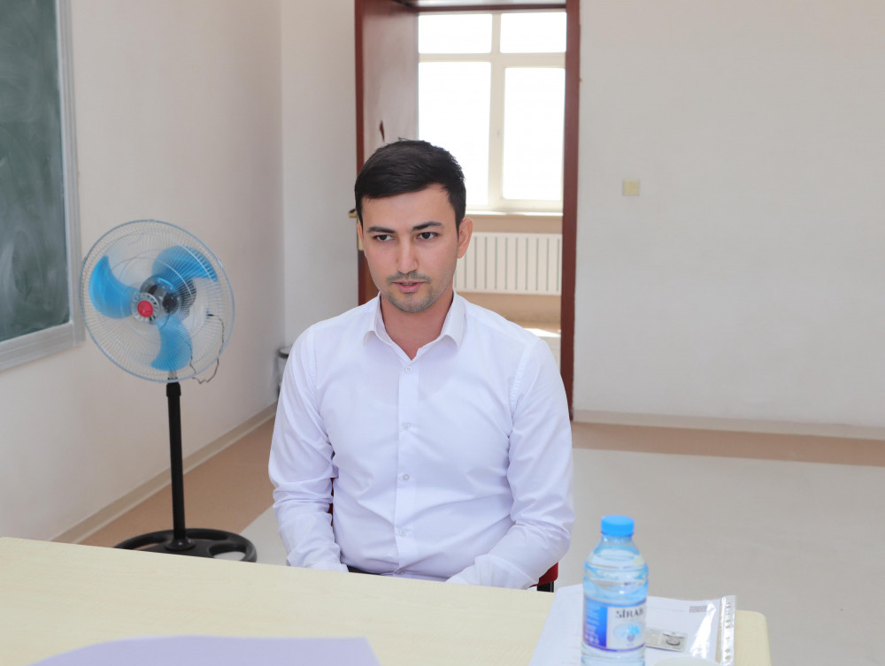 Naxçıvanda  müəllimlərin işə qəbulu üzrə müsabiqənin müsahibə mərhələsinə başlanılıb<font color=red> - FOTOLAR</font>