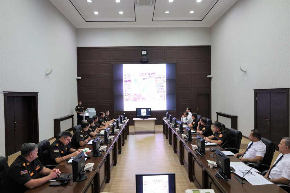 Naxçıvan FHN tərəfindən birgə qərargah məşqi keçirilib<font color=red> - FOTOLAR</font>