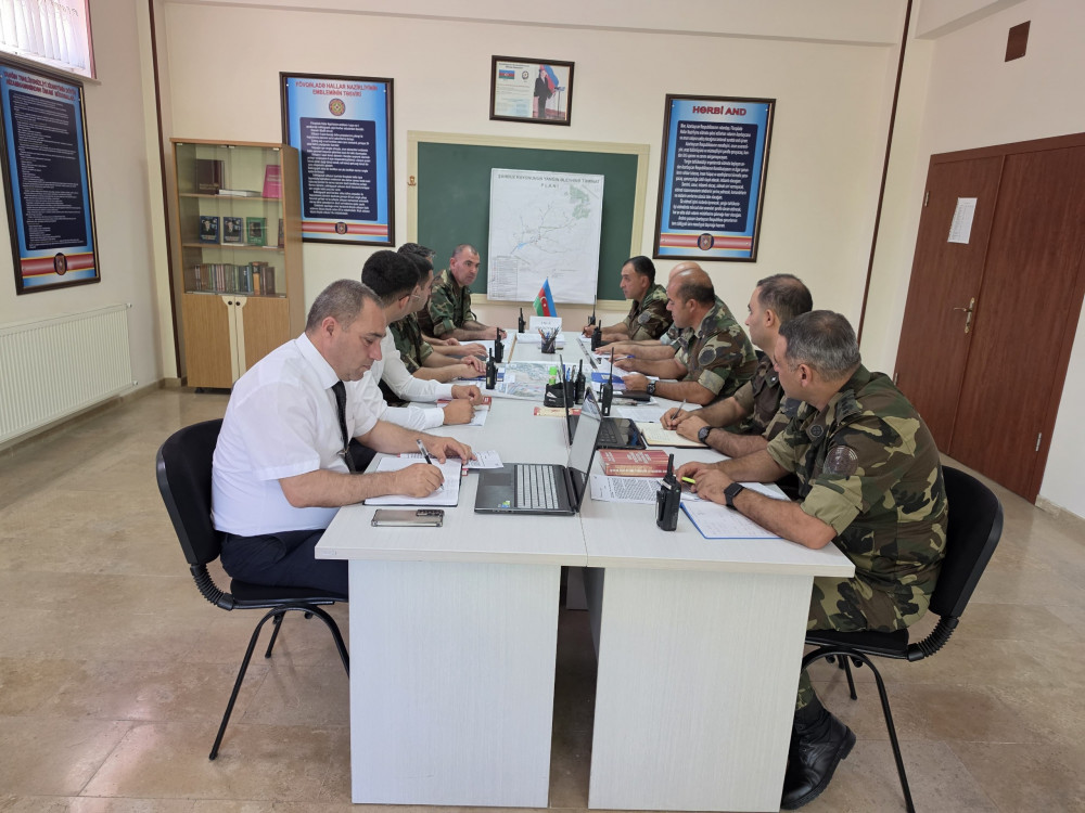 Naxçıvan FHN tərəfindən birgə qərargah məşqi keçirilib<font color=red> - FOTOLAR</font>