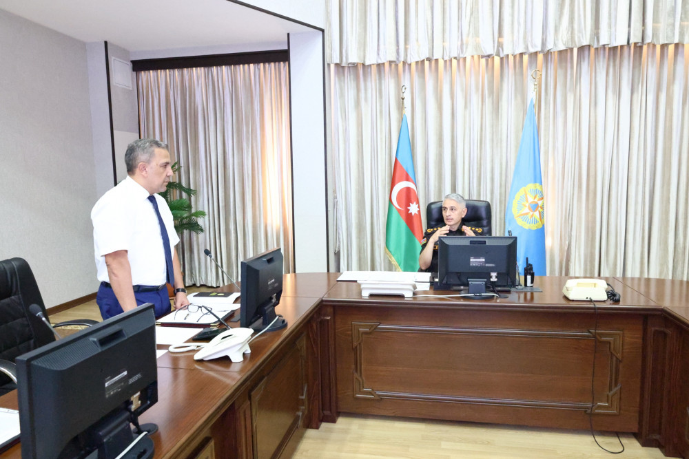 Naxçıvan FHN tərəfindən birgə qərargah məşqi keçirilib<font color=red> - FOTOLAR</font>