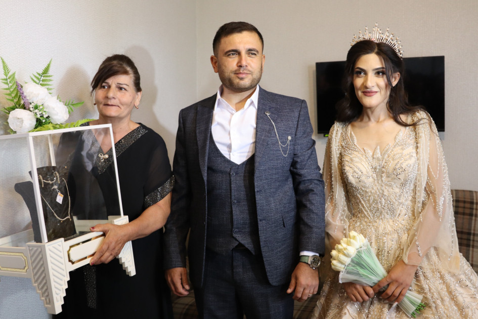 Xocalının Seyidbəyli kəndində ilk toy<font color=red> - FOTOLAR</font>
