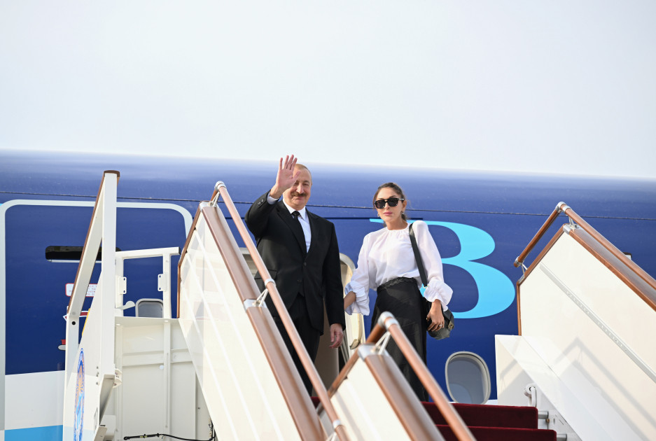 Prezident İlham Əliyevin Qırğızıstana səfəri başa çatıb<font color=red> - FOTOLAR</font>