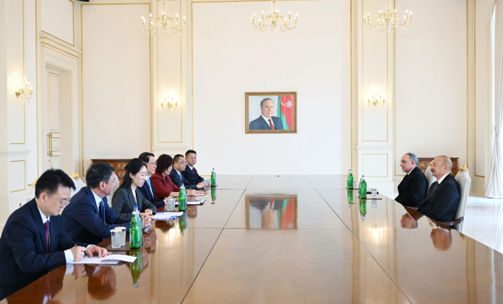 Prezident İlham Əliyev Çin Ali Xalq Prokurorluğunun Baş prokurorunun başçılıq etdiyi nümayəndə heyətini qəbul edib<font color=red> - FOTOLAR</font>