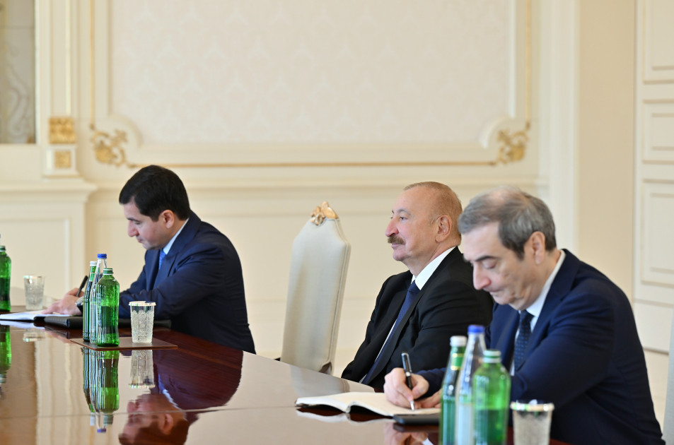 Prezident İlham Əliyev ATƏT Parlament Assambleyasının prezidentini qəbul edib<font color=red> - FOTOLAR</font>