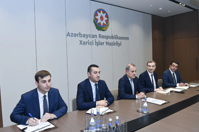 Ceyhun Bayramov ATƏT Parlament Assambleyasının Prezidenti ilə sülh gündəliyini müzakirə edib<font color=red> - FOTOLAR</font>