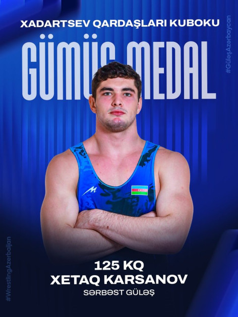 Azərbaycanın sərbəst güləşçiləri Rusiyadakı memorialda 8 medal qazanıblar<font color=red> - FOTOLAR</font>