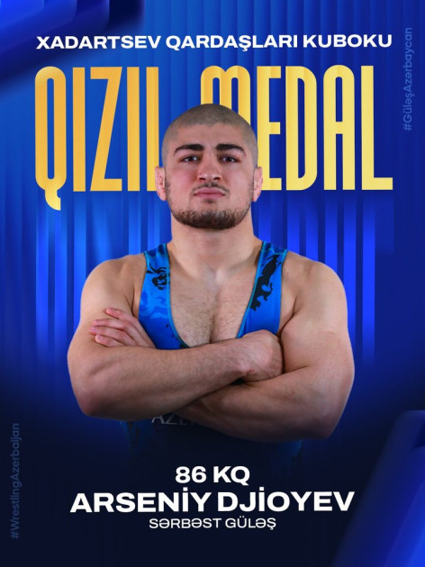 Azərbaycanın sərbəst güləşçiləri Rusiyadakı memorialda 8 medal qazanıblar<font color=red> - FOTOLAR</font>