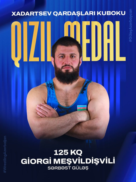 Azərbaycanın sərbəst güləşçiləri Rusiyadakı memorialda 8 medal qazanıblar<font color=red> - FOTOLAR</font>