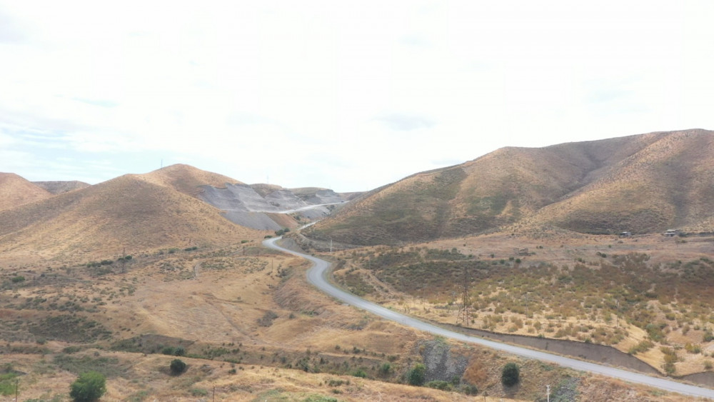 Ağdərənin Suqovuşan kəndində müasir infrastruktur qurulur<font color=red> - FOTOLAR</font>