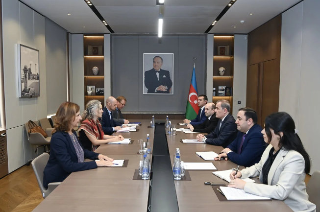 Ceyhun Bayramov Maqdalena Qrono ilə Azərbaycan-Aİ əməkdaşlığını müzakirə edib<font color=red> - FOTOLAR</font>
