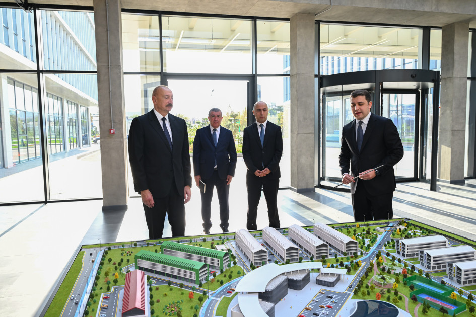 Prezident İlham Əliyev “SABAH.city” innovasiya şəhərciyinin birinci mərhələsinin açılışında iştirak edib<font color=red> - FOTOLAR</font>