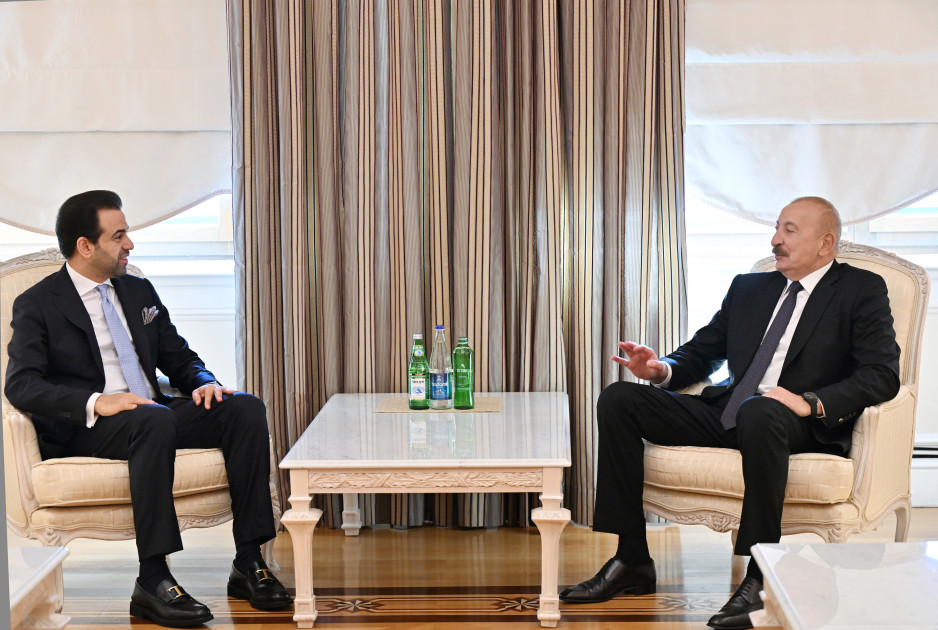 Prezident İlham Əliyev Müsəlman Ağsaqqalları Şurasının baş katibini qəbul edib<font color=red> - FOTOLAR</font>