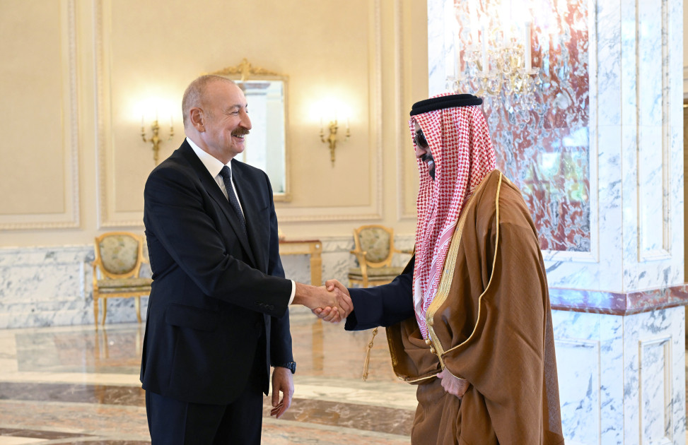 Prezident İlham Əliyev Birləşmiş Ərəb Əmirliklərinin milli təhlükəsizlik müşavirini qəbul edib<font color=red> - FOTOLAR</font>